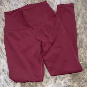 90° by reflex size small red leggings